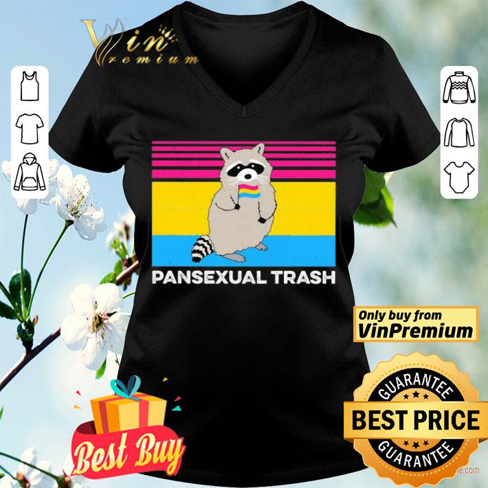 Raccoon pansexual trash shirt