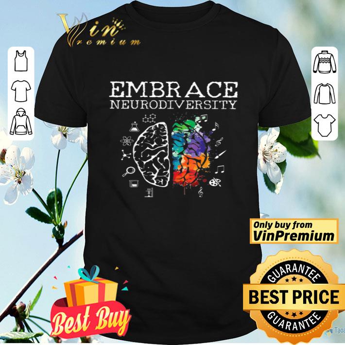 Embrace Neurodiversity Watercolor Autism Awareness shirt