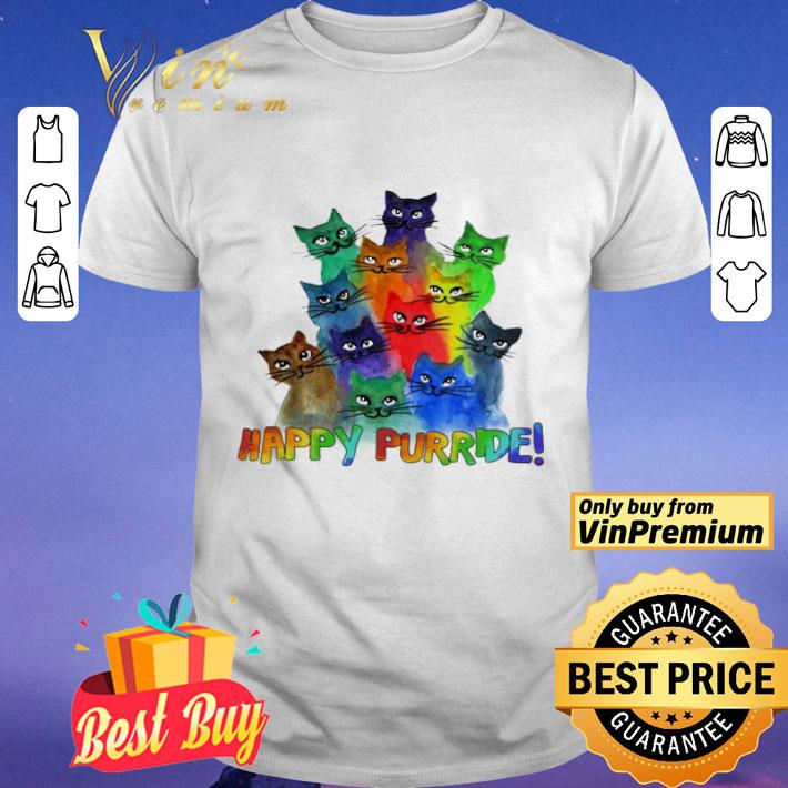 Cats Happy purride shirt