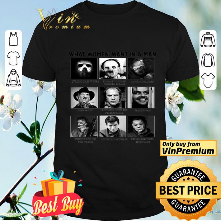 Horror what women want in a man shirt