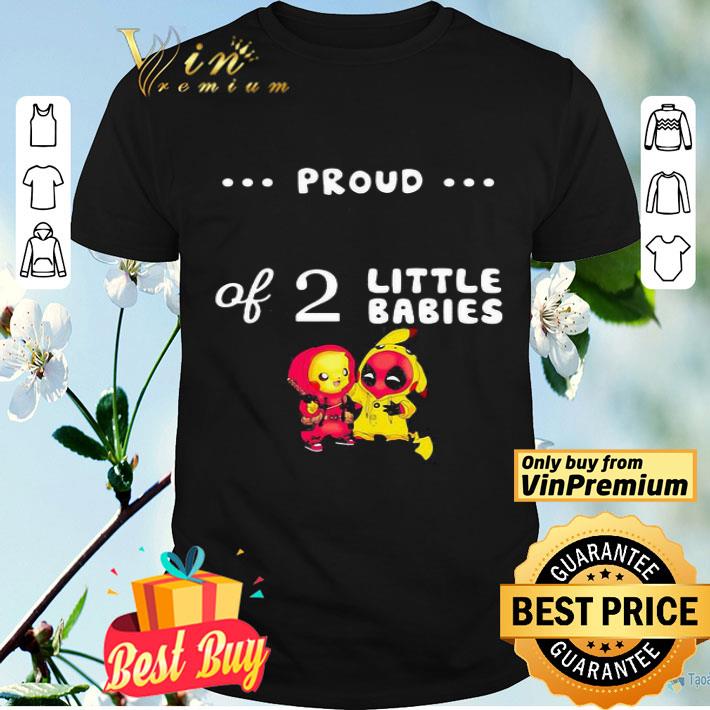 Proud of 2 little babies pokemon and spider man shirt