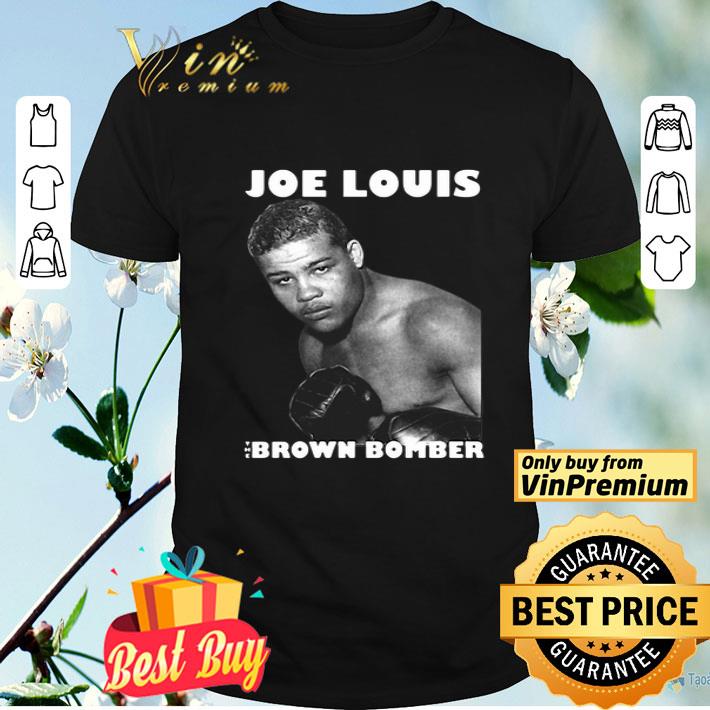 Joe louis brown bomber boxing shirt