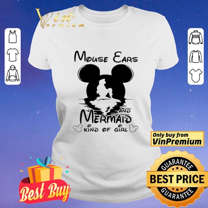 Mouse ears and mermaid kind of girl shirt