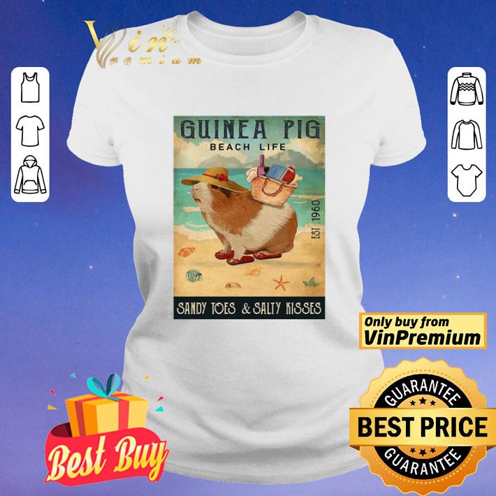 Guinea Pig Beach Life Sandy Toes And Salty Kisses shirt