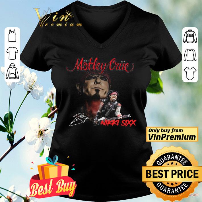 Motley Crue Signature Nikki Sixx shirt