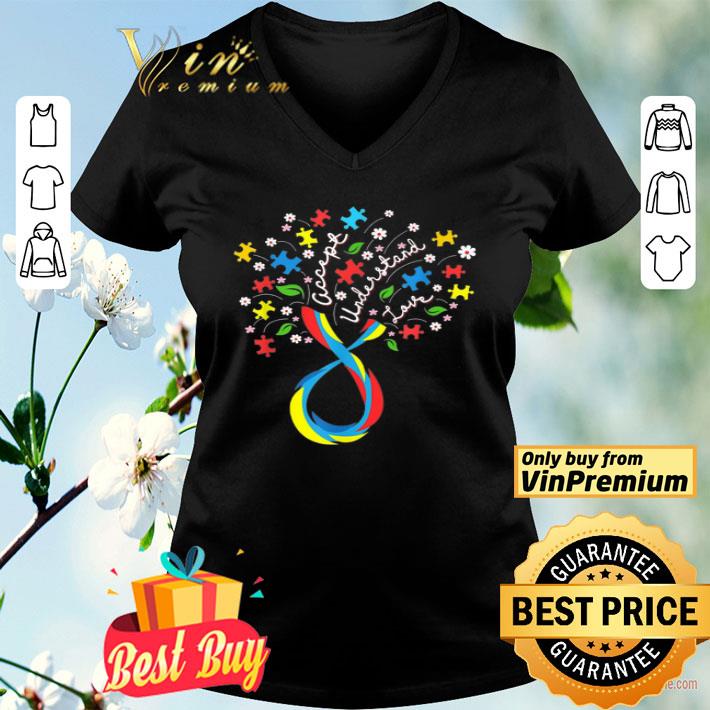 Autism Awareness Accept Understand Love Flower shirt