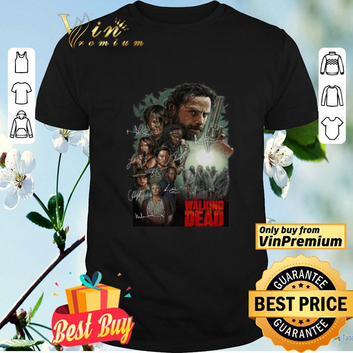 The Walking Dead Signatures shirt