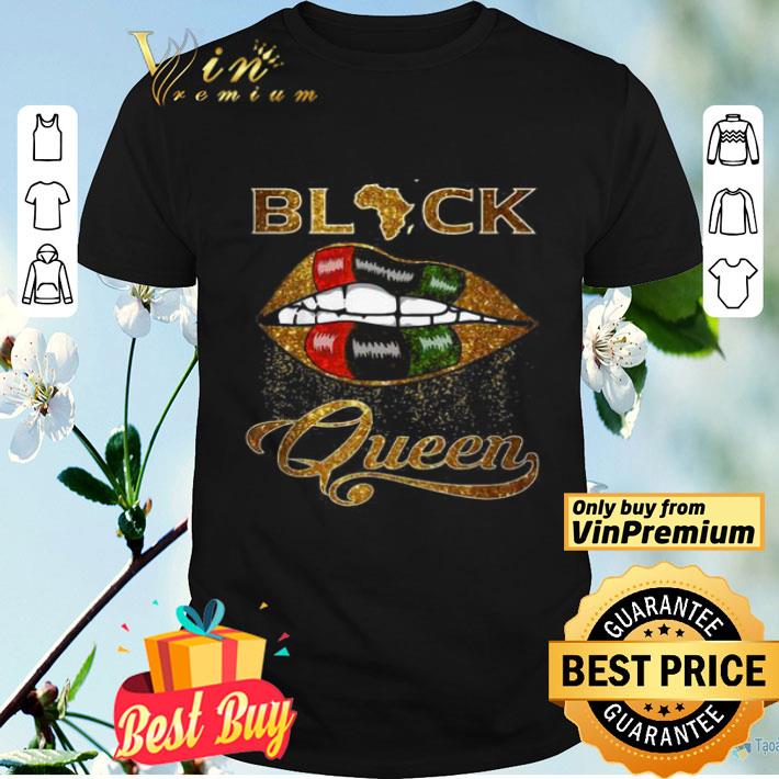 Black Queen Lips Africa shirt