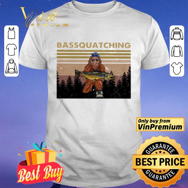 Bigfoot Bassquatching vintage shirt