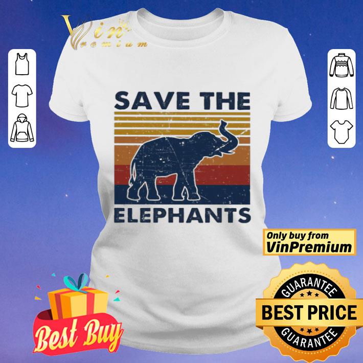 Save the Elephants vintage shirt