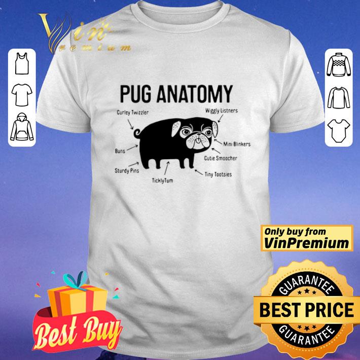 Pug Anatomy Funny shirt
