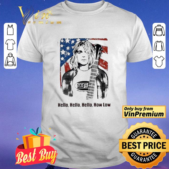Hello Hello Hello Hello How Low American Flag shirt