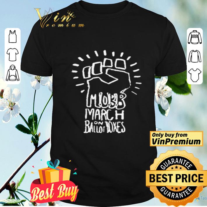 Black lives matter mobb march ballot boxes shirt