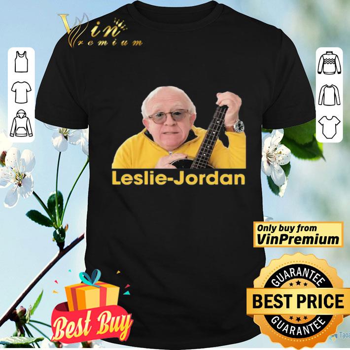 Leslie jordan playing guitar shirt
