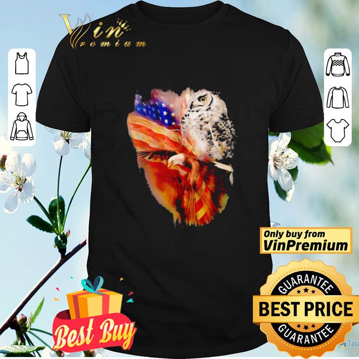 Owl American Wings Independence Day shirt