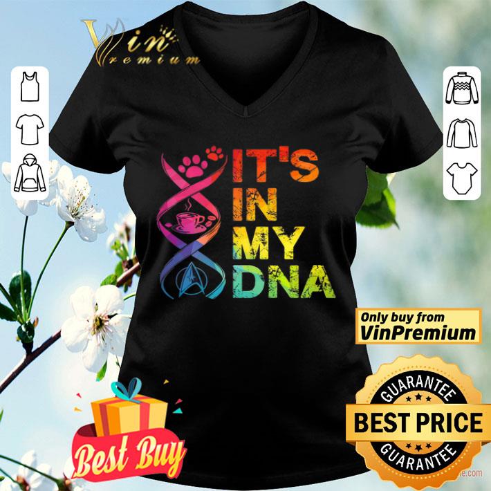 Paw Dog Coffee Star Trek It's In My Dna shirt