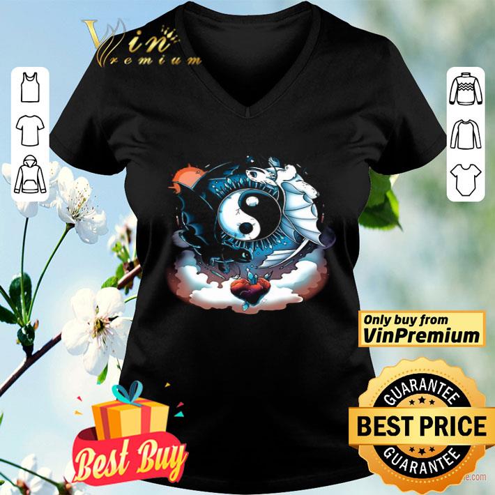 Toothless dragon and his girlfriend heart moon shirt