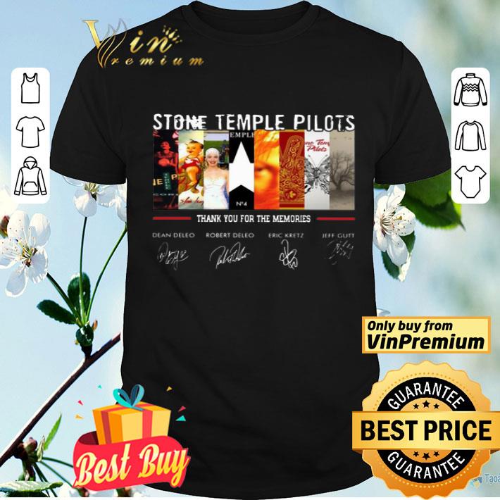 Stone Temple Pilots Thank You For The Memories Signatures shirt