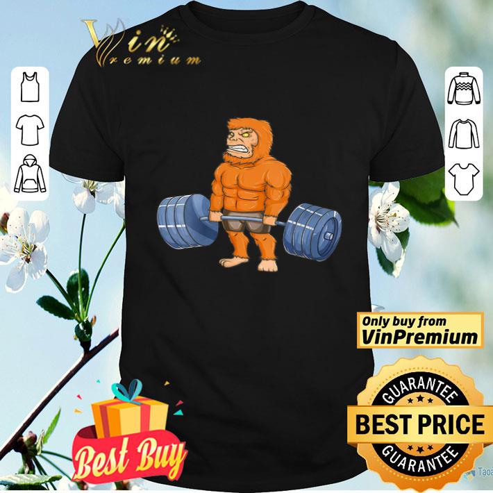 Bigfoot Weightlifting Bodybuilder shirt