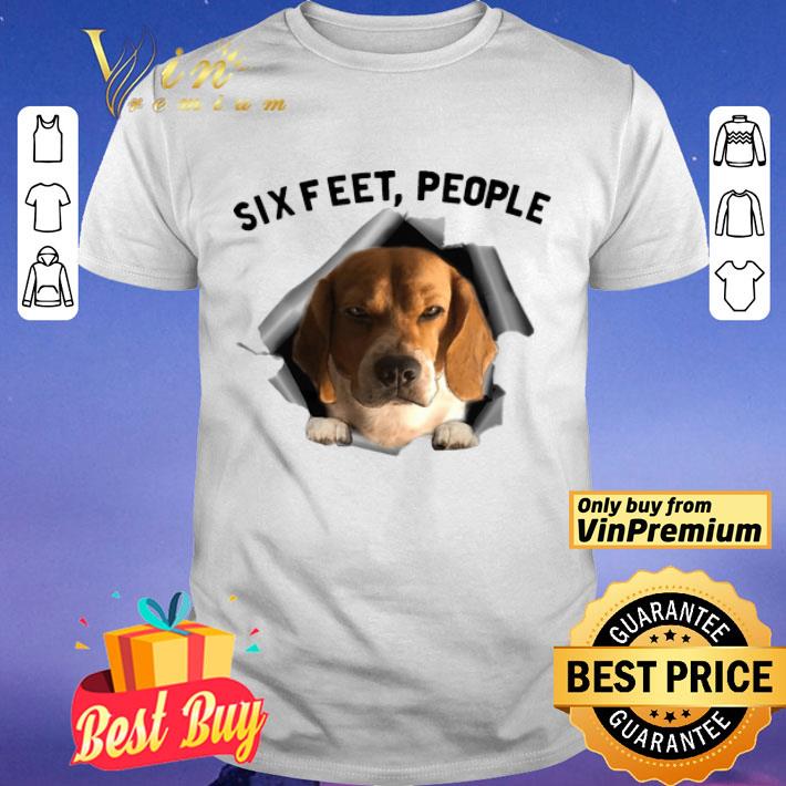 Beagle Six Feet People Social Distancing shirt