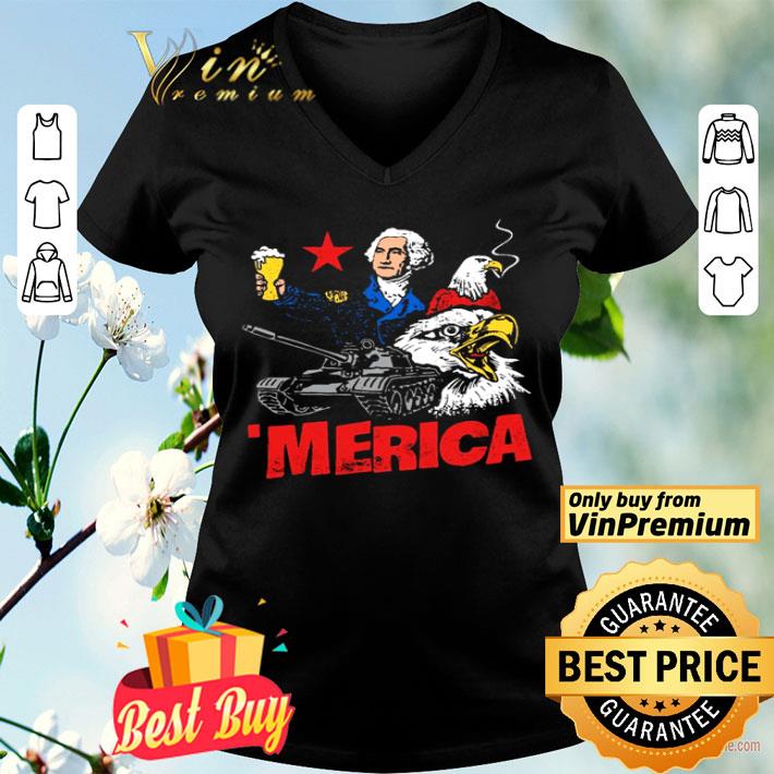 George Washington Beer Merica shirt