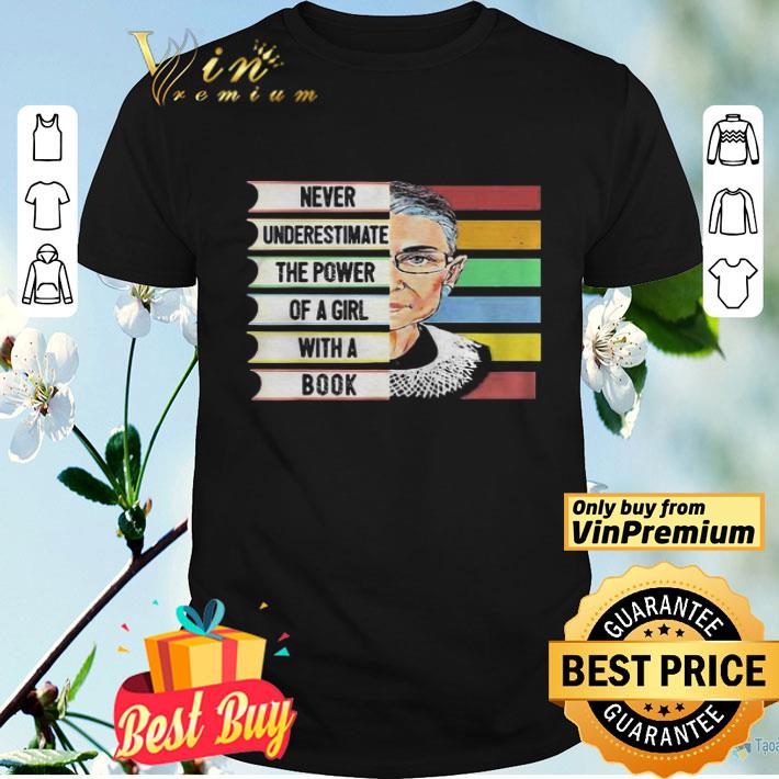 Never underestimate the power of a girl with a book shirt