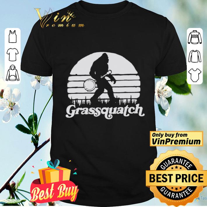Bigfoot Grassquatch Banjo shirt