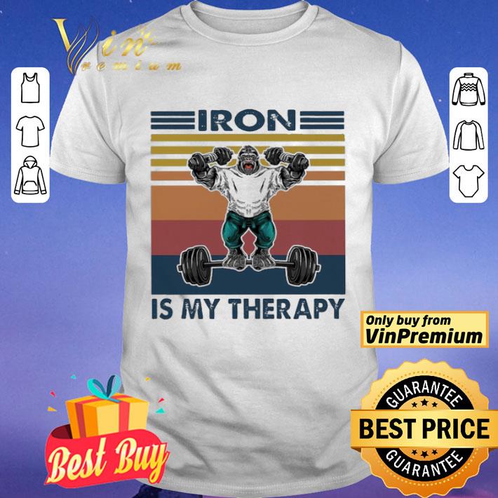 Bigfoot Iron is my therapy vintage shirt
