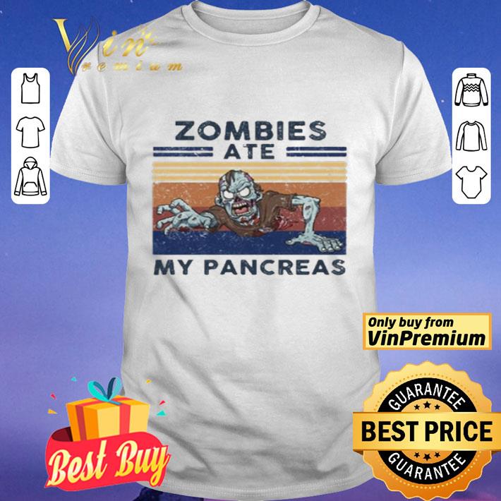 Zombies Ate My pancreas vintage shirt