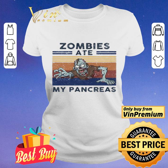 Zombies Ate My pancreas vintage shirt