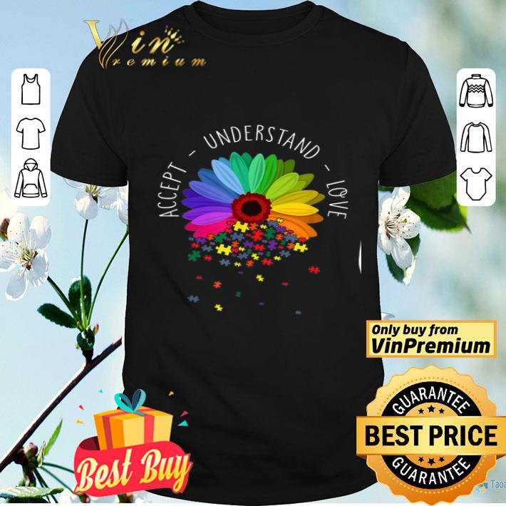 Floral Autism Awareness Daisy Flower For Mom shirt