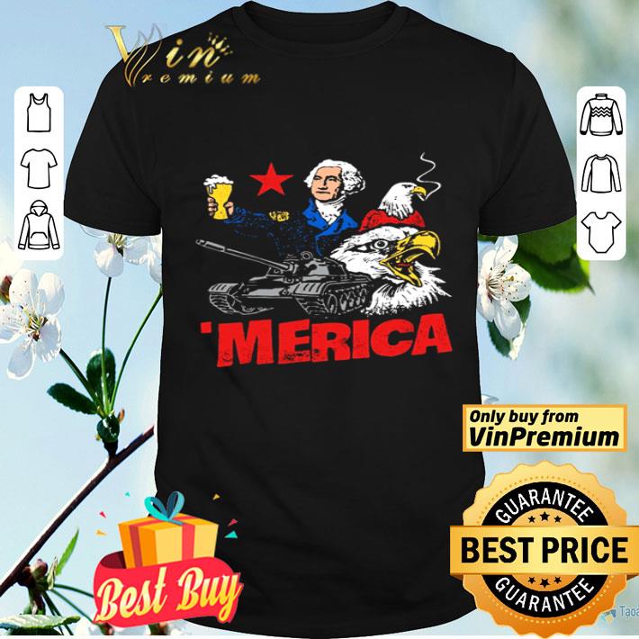 George Washington Beer Merica shirt