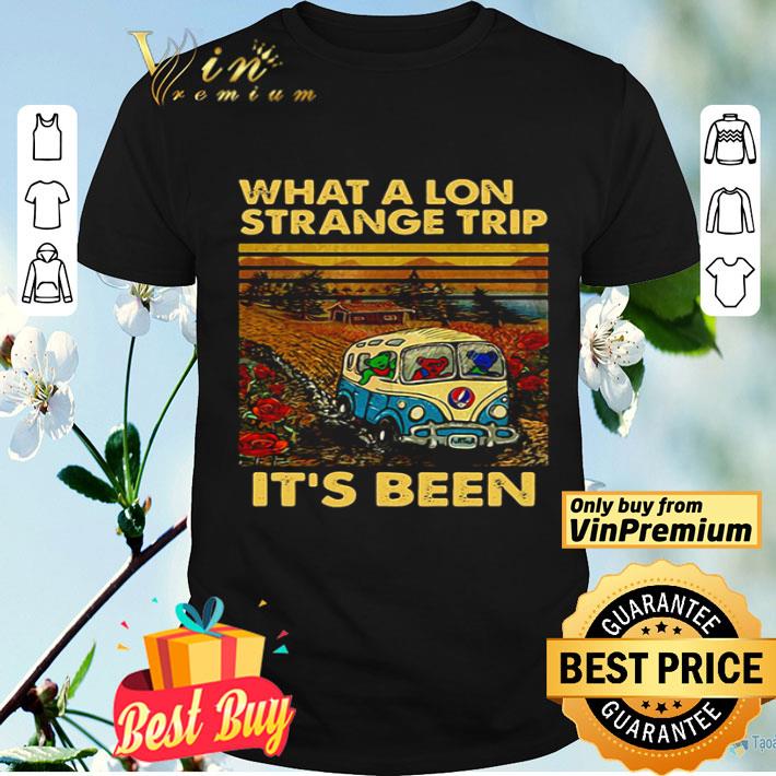 What A Long Strange Trip It’s Been Busy Bear Grateful Dead bears vintage shirt