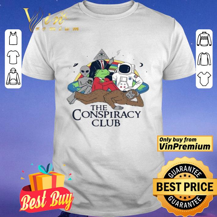 Alien Bigfoot Astronaut The Conspiracy Club shirt