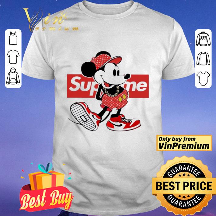 Mickey Mouse supreme red shirt