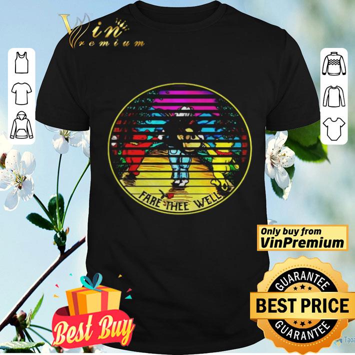 Fare Thee Well Bear Girl Color Vintage Retro shirt