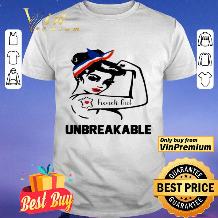 Strong Woman tattoo French Girl unbreakable shirt