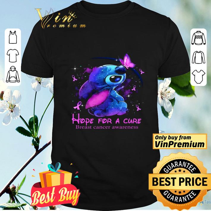 Stitch Hope For A Cure Breast Cancer Awareness shirt