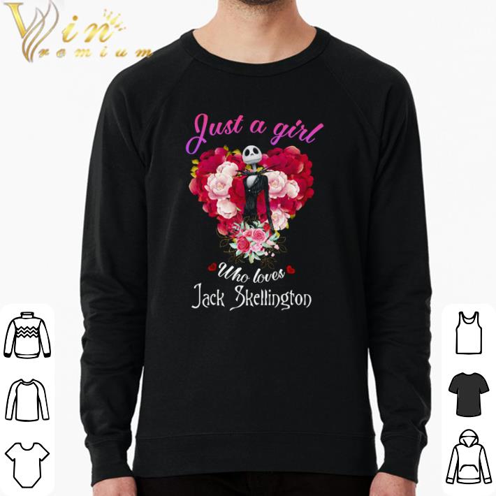 Awesome Flower just a girl who loves Jack Skellington shirt 06940e03 awesome flower just a girl who loves jack skellington shirt 4 - Awesome Flower just a girl who loves Jack Skellington shirt