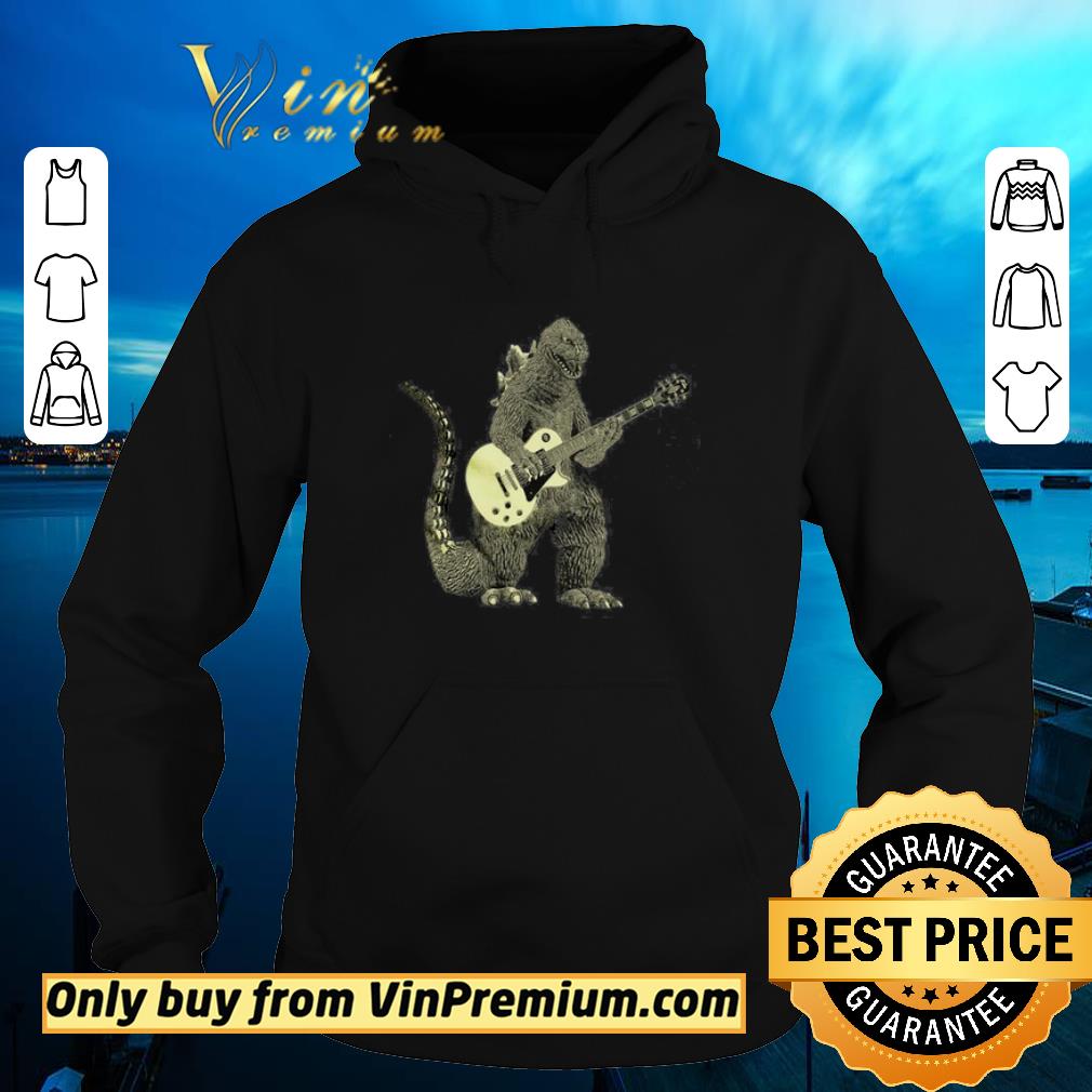 13adab5d hot godzilla playing guitar shirt 4 - Hot Godzilla playing guitar shirt