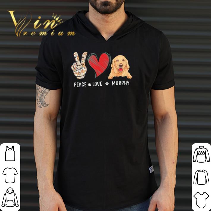 Hot Peace love Murphy dog shirt