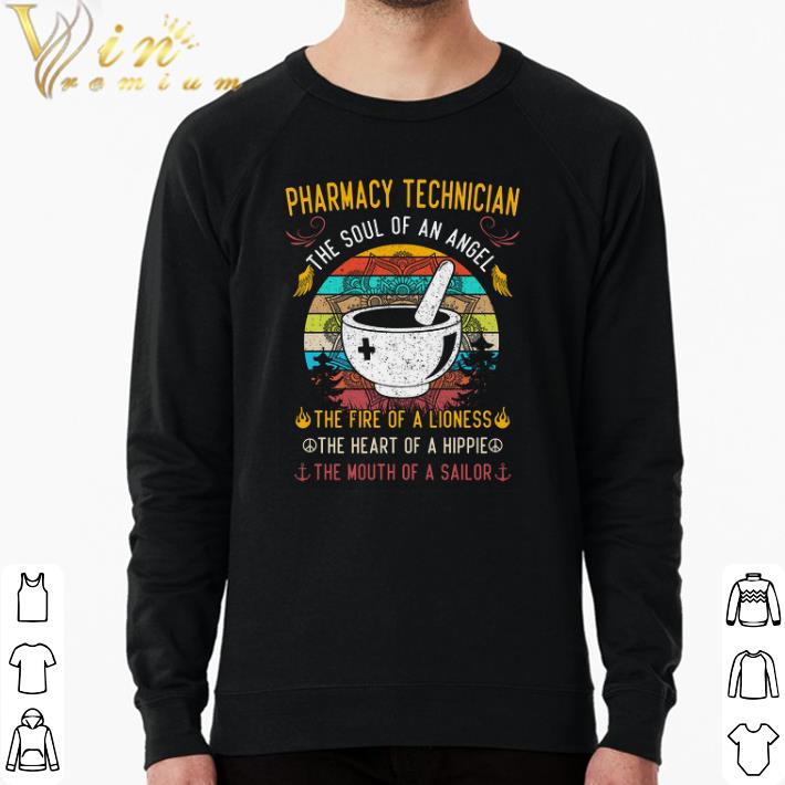 2558ac64 funny pharmacy technician the soul of an angel the finr of a lioness the heart shirt 4 - Funny Pharmacy Technician The Soul Of An Angel The Finr Of A Lioness The Heart shirt