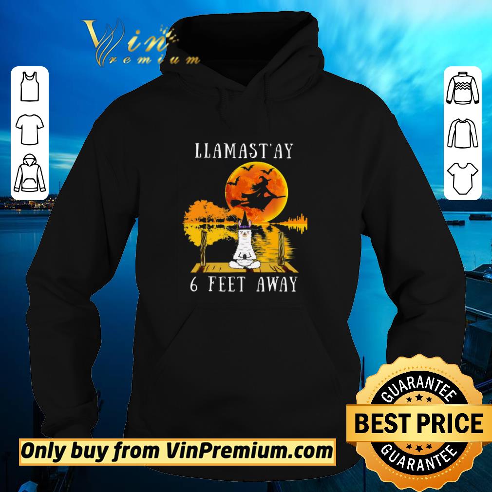 2c15c40c llamast ay 6feet away witch happy halloween shirt 4 - Llamast'ay 6feet Away Witch Happy Halloween shirt