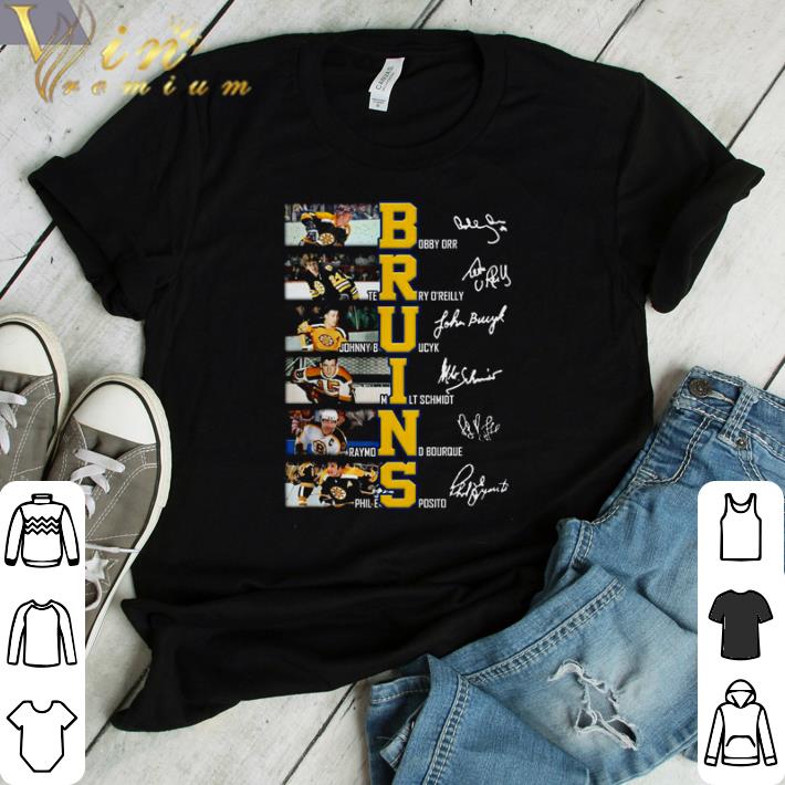 Awesome Boston Bruins Brad Marchand Rice Bergeron Tuukka Rask Signatures shirt
