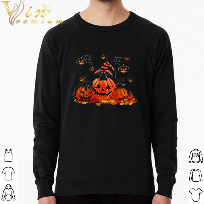 4c1e7bd6 premium black cat witch pumpkin happy halloween shirt 4 - Premium Black Cat Witch Pumpkin Happy Halloween shirt