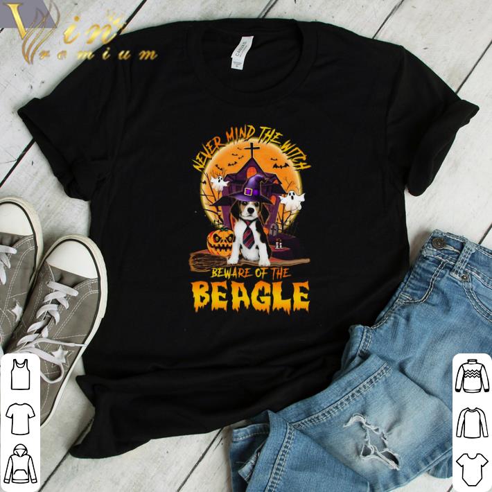 Awesome Never Mind The Witch Beware Of The Cockapoo Happy Halloween shirt