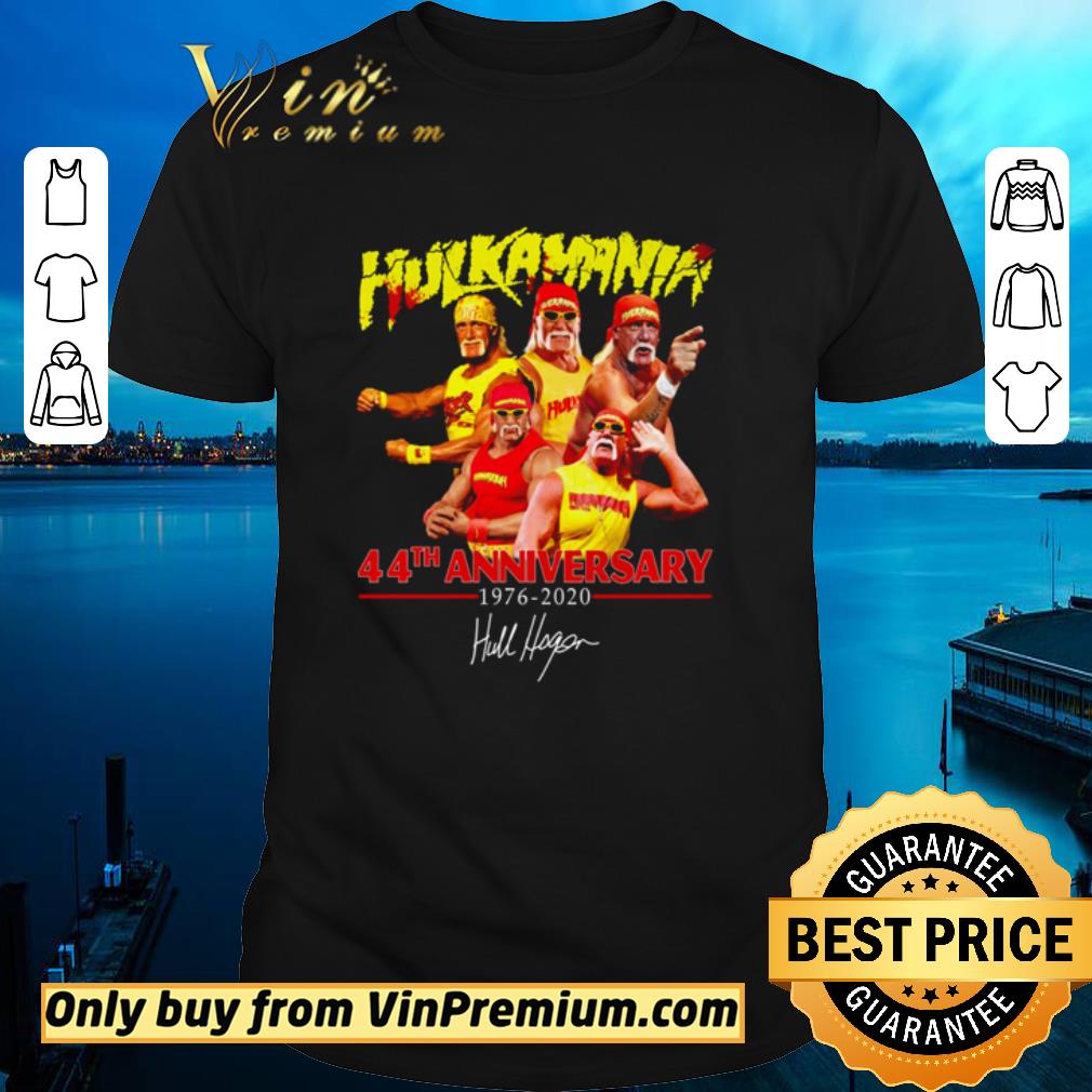 Original Hulkamania 44th anniversary 1976 2020 signature shirt