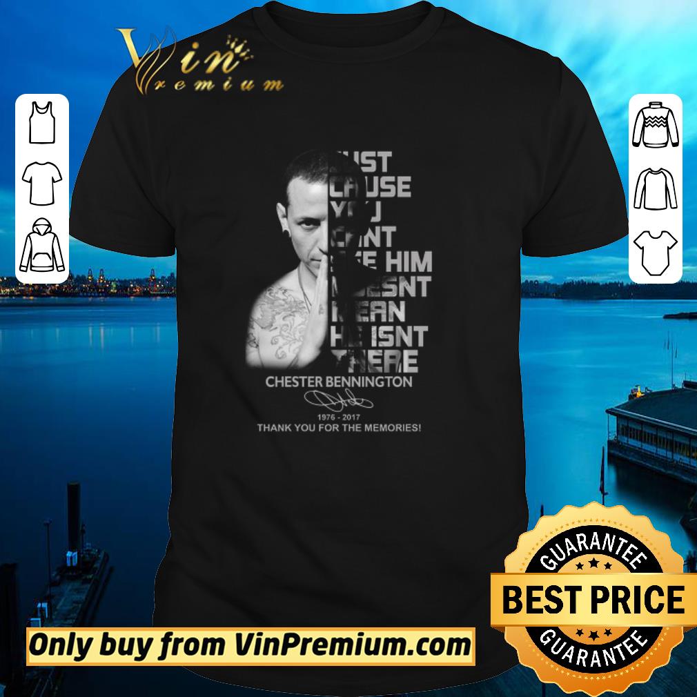 Premium Chester Bennington Signature 1976 2017 Thank You For The Memories shirt