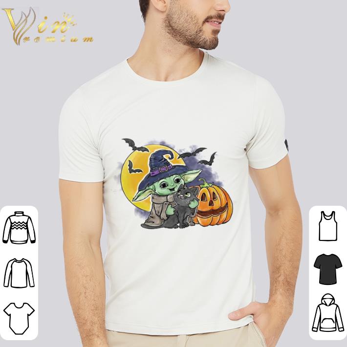 Official Baby Yoda Hug Cat Halloween shirt Official Baby Yoda Hug Cat Halloween shirt