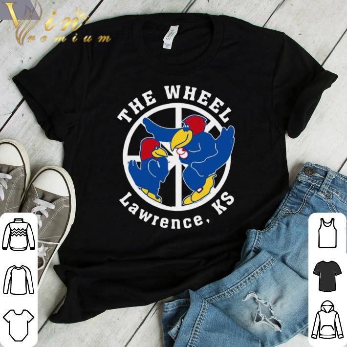 Hot Kansas jayhawks the wheel lawrence ks shirt